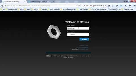 Maximo 7.6 - Maximo Management Interface Automation Script