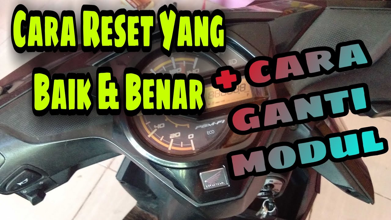  RESET  LENGKAP ECU BEAT  ESP  Lengkap dengan cara  ganti 