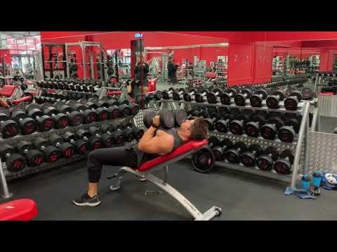 Incline Eccentric Flye to Squeeze Press