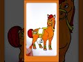 Cute Horse Coloring Page 🐴🎨 | Easy Animal Coloring for Kids #coloring #animals #shorts