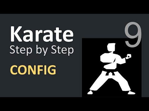 Karate Beginner Tutorials 9 | Config File Demo | karate-config.js