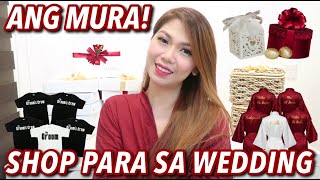 MURANG SHOP PARA SA KASAL! SOUVENIR, BRIDAL ROBE, WEDDING DRESS | Candy Inoue♥️