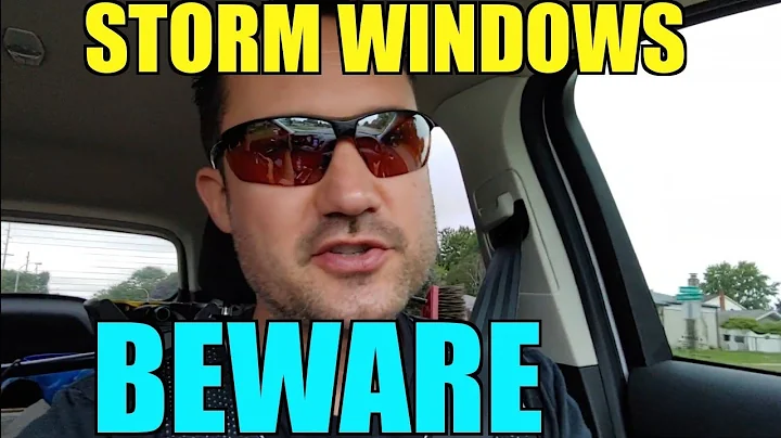 Why I Think You Should NOT Clean Storm Windows on Old Houses 🏠