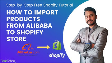 How to import products from Alibaba to your Shopify Store |  Shopify Free Tutorial For Beginners
