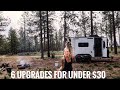 Cargo Trailer Conversion Camper - Simple DIY Upgrades & Off Grid Living