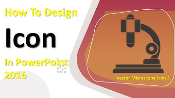How To Design Icon In PowerPoint 2016 | Create Vector Microscope In PowerPoint Part3 | PowerPoint