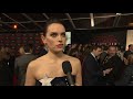 Star Wars: The Last Jedi: Daisy Ridley 'Rey' Red Carpet World Premiere Interview