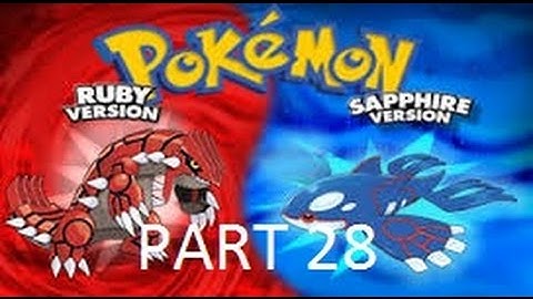 pokemon ruby/sapphire part 28-magma/aqua hideout