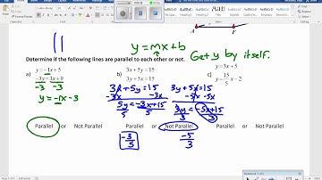 Geo CC Unit 9.4 Slopes of Lines Parallel, Perpendicular