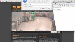 Eurolift CMS - Logging into the Admin