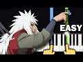 Naruto shippuden sad ost samidare  easy piano tutorial