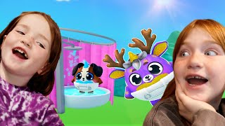 Adley hatches BABY RAiNBOWCORNS!!  Niko Finds hidden secrets and new eggs inside a fun Roblox Game! screenshot 3