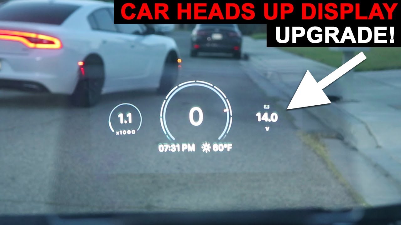 REAL Car Heads-up Display C1 HUD Review (GPS, Speed, Direction, RPM,  Voltage OBD2, Wiiyii, XTOBD) 