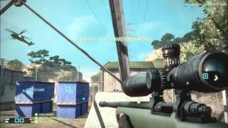 BFBC2 Sniping Choppers + Headshots