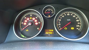 Reading DTC Error Codes Without Special Tools - Astra H/Zafira B