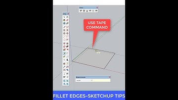 Sketchup Tips Fast Fillet Sketch #Shorts