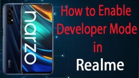 How to Enable Developer Options in Realme | Realme Narzo 20 pro