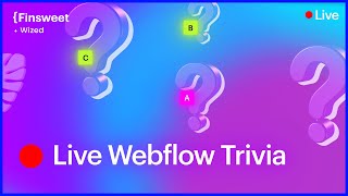 Information #126 - Live Webflow Trivia - Improved game engine powered by Wized.io Guide