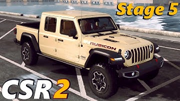 CSR2 | Jeep Gladiator Rubicon Stage 5 | Best Tune For 11:761