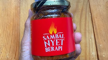 Unboxing Khairul Aming Sambal Nyet Berapi