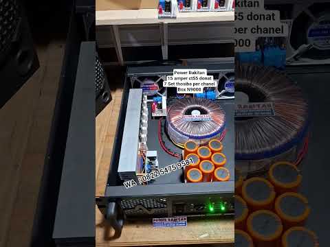 Power Rakitan 15a ct55 donat 7set thosiba per chanel Box N9000 #shorts #short #fyp #viral #sound