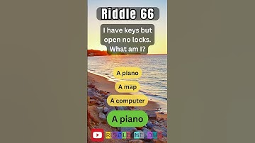 Riddle 66 | Keys but no locks #quiz #brainteasers #facts #brainyquizzes #logicgames