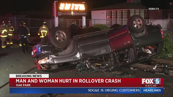 2 Hurt In Rollover Crash