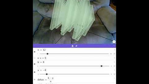 Prism Stacking (Calculus): Equilateral Triangle Cross Sections. GeoGebra 3D with AR Demo