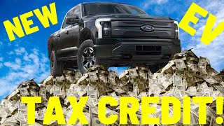 UPDATED EV Tax Credit for Ford F150 Lightning! ⚡️ by Joseph Herzog 3,365 views 1 year ago 4 minutes, 53 seconds