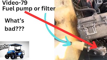 Golf Cart Fuel Pump Won