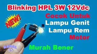 Merubah led 3w 220v to 12v. 