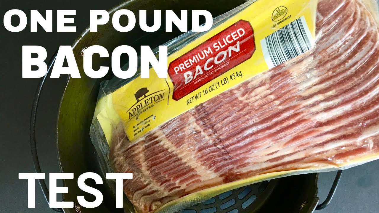 Can The Ninja Foodi Air Crisp One Pound Of Bacon In The Air Crisp Basket Youtube