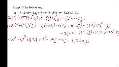 class 8 Mathematics Algebraic Expressions Exercise-11.3 (2 ,3 questions) TS & AP Syllabus