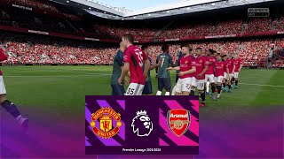 FIFA 16 REALISM GAMEPLAY - MANCHESTER UNITED VS ARSENAL 23/24