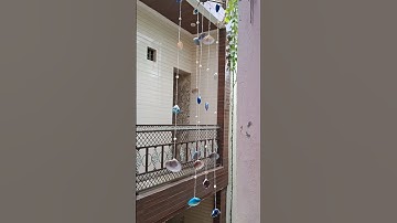 Diy sea shell 🐚 wind chime #explorepage #diy #creative #treanding #foryou #windchime #homedecor