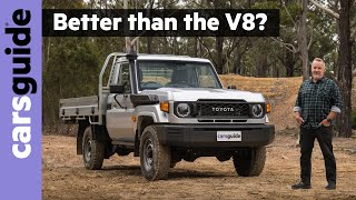 Toyota LandCruiser 70 Series 2024 review: New 2.8L auto Workmate cab chassis tested in offroad test