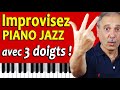 Comment Improviser piano jazz avec trois doigts sur le mode pentatonique mineur (TUTO PIANO GRATUIT)