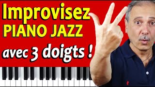 Comment Improviser piano jazz avec trois doigts sur le mode pentatonique mineur (TUTO PIANO GRATUIT)