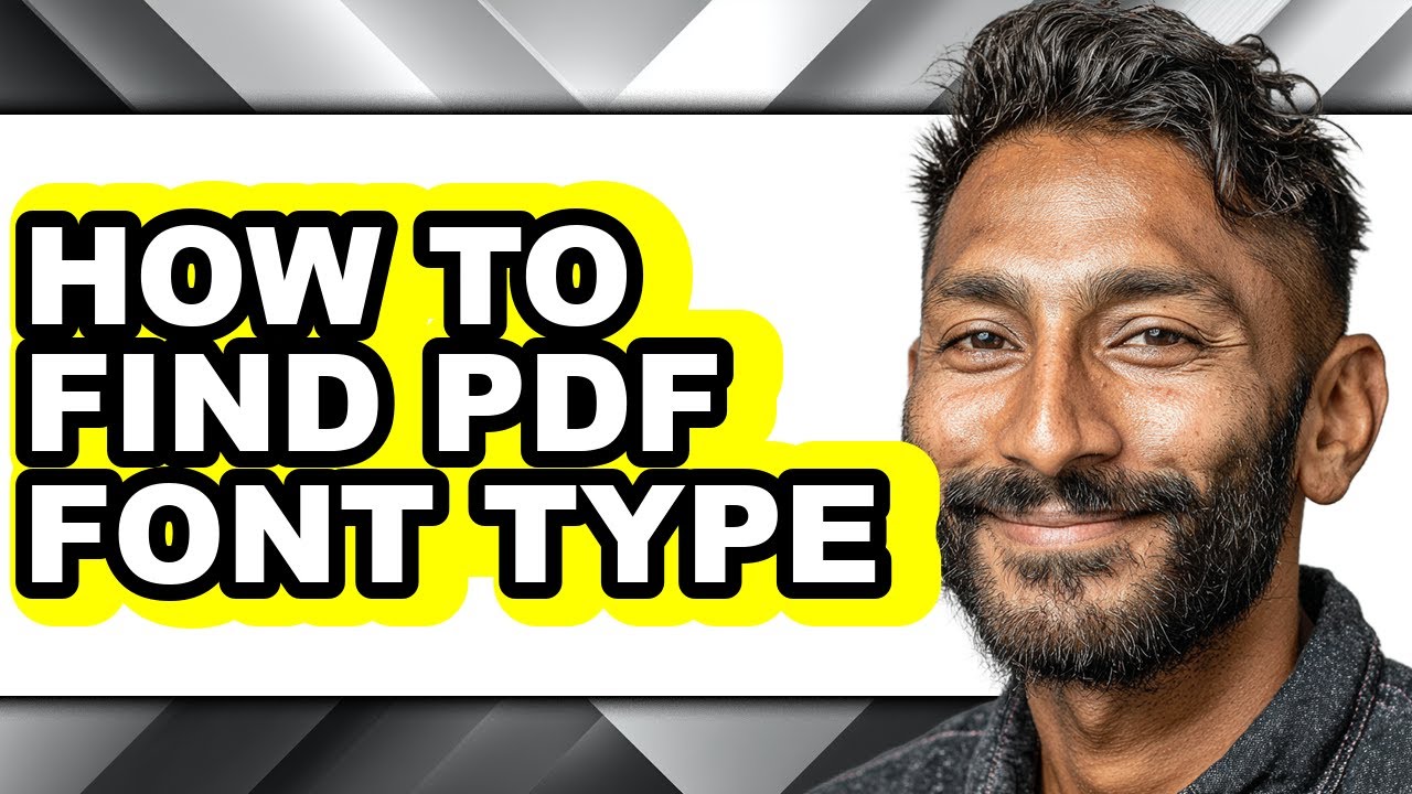 How to Find Pdf Font Type (updated) - YouTube