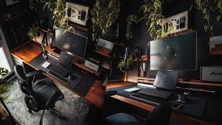 My 2023 Dark Aesthetic Home Office | Part 2: Plants, Setup Updates \& More