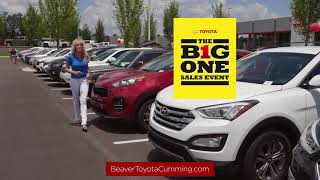 Big Deals on Pre-Owned Cars at the Big One Sales Event! | Beaver Toyota of Cumming