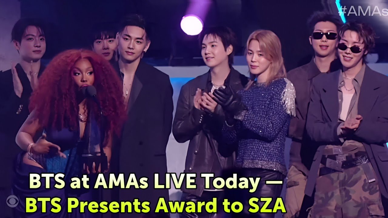 🔴 BTS LIVE Full Video —  BTS Takes the Stage to Present Award at AMAs