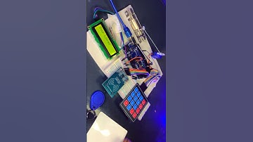 RFID & keypad password based Door lock 🔒 #shorts