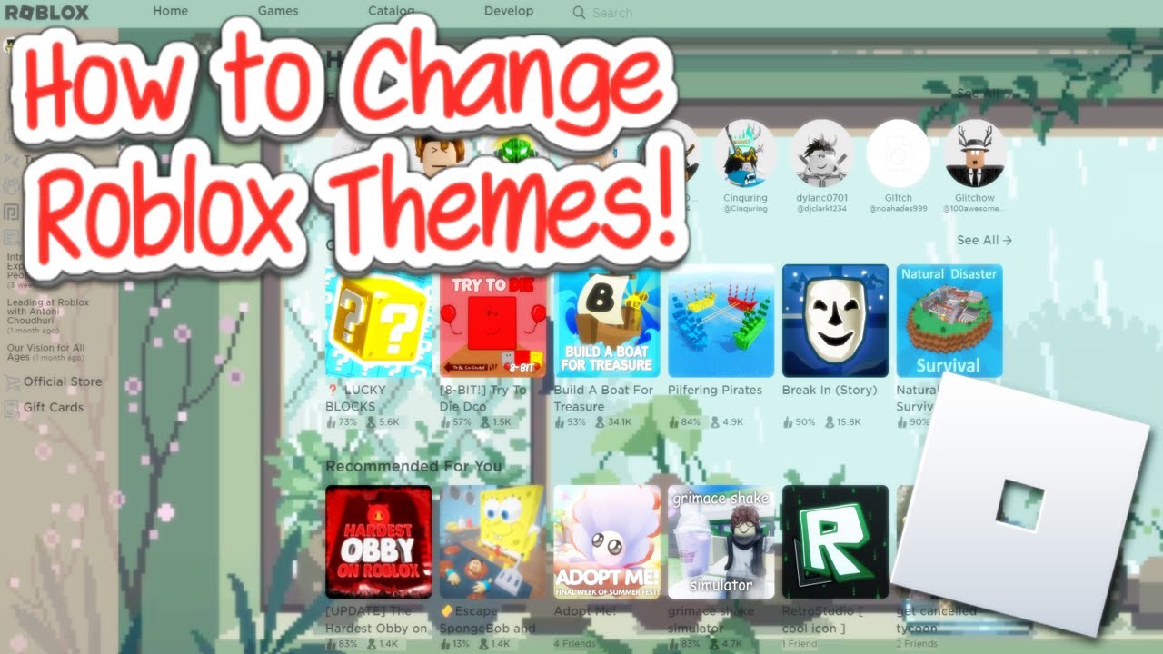 How to change your background theme on Roblox! {USING STYLUS, SAFER THAN  STYLISH! READ DISC} 