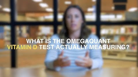 What is the OmegaQuant Vitamin D test actually measuring?