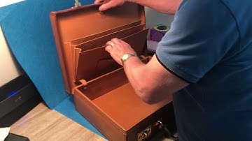 Hide Leather Attaché briefcase by “W & H Gidden”