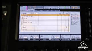 Getting to know the X32  Scene Management