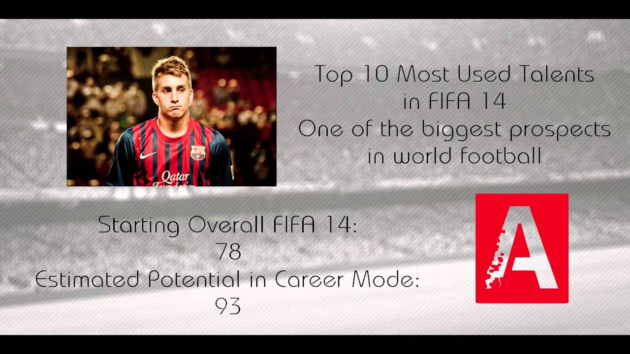 FIFA 14 Career Mode Best Young Top Talents Gerard