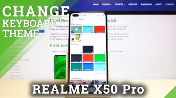 How to Add Picture as Keyboard Background in Realme X50 Pro – Customize Keyboard Theme