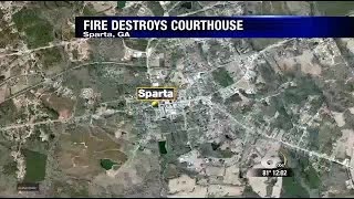 Hancock County Courthouse Fire Sparks Investigation
